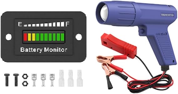 LED Battery Tester+Car Timing Light