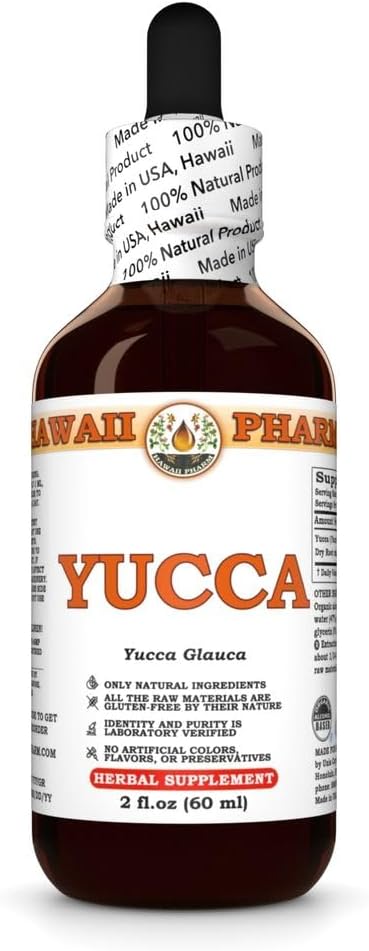 Hawaii Pharm Yucca Root Liquid Extract, 2 fl oz
