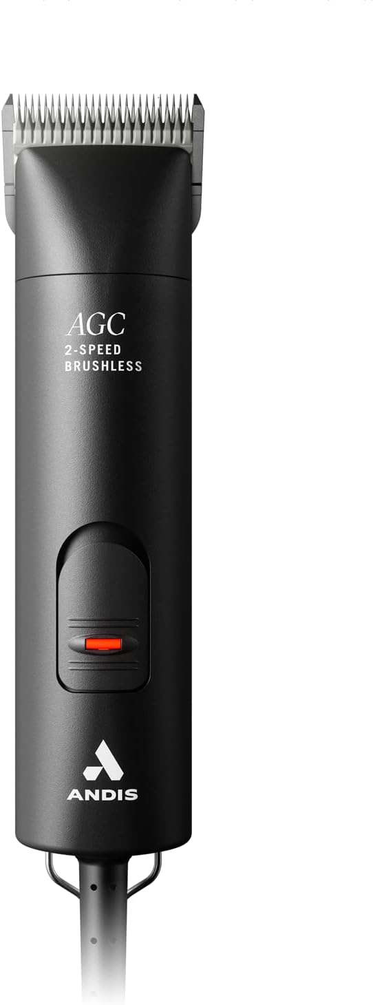 Andis 24685 AGC2/AGCB 2-Speed Brushless Detachable Blade Clipper, Black