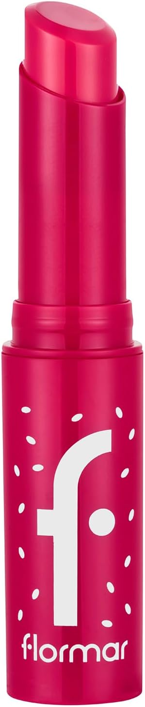 Stick Color Lip Moisturizer Containing Flormar Shea and Cocoa Butter - Lip Balm -003 STRAWBERRY-8690604555383