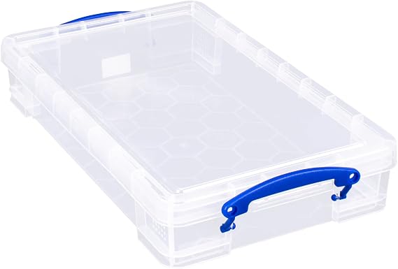 Really Useful Plastic Storage Box 6 Litre Clear