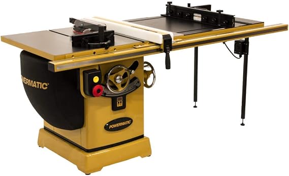 Powermatic 10-Inch Table Saw, Router Lift, 50-Inch Rip, 5 HP, 230V 1Ph (Model PM2000B)