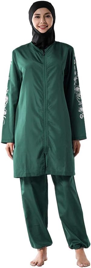 Modest Muslim Swimwear for Women Girls Full Cover Islamic Hijab Sportswear Suit