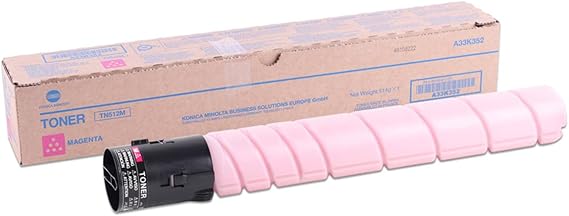 Konica Minolta Tn-512 m 35000pages Magenta Toner & Laser Cartridge (Magenta, Laser, BIZHUB c-454, c-554)