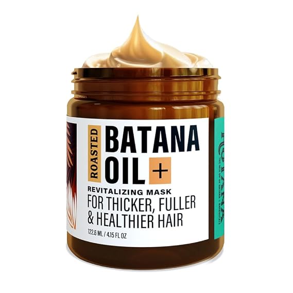 The-Mix-Up Roasted Batana Oil for Hair Growth Dr Sebi Organic - Authentic Batana Hair Mask from Honduras - Natural Hair Growth Product - Peppermint Mocha Scent - 4oz Jar