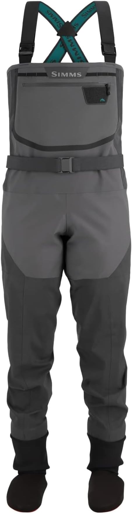 Simms Women's Freestone Stockingfoot Fishing Waders, Slate M | Waterproof, Breathable, Neoprene Stockingfeet and Convertible Chest-to-Waist Design