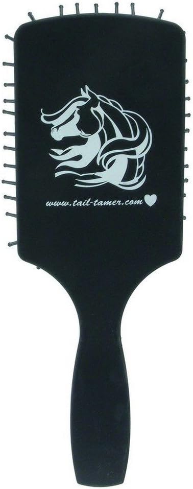 Long Tooth Grooming Brush - Black