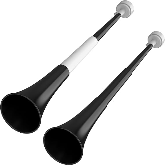 Stadium Horn Vuvuzelas Soccer Horn Collapsible Blow Horn Trumpet Horn Noise Maker Loud Sound Handheld Horn Sports Horn Noisemaker for Sports Events Graduation Games Party Supplies Favors Accessories