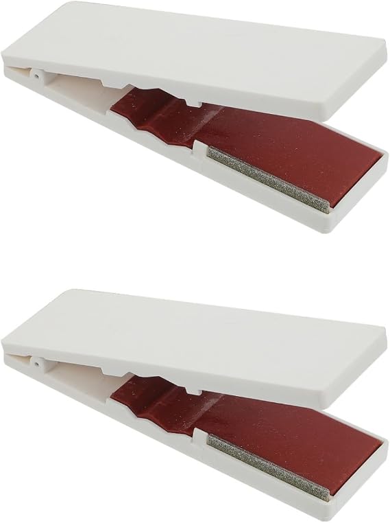 iplusmile 2 Pcs Diamond Ampoule Opener Vial Breaker Handheld Glass Cutter | Ergonomic Portable Small Bottle Cap Opener Tool for Nurses Pharmacists Home Essence Vial Handling Healthcare White