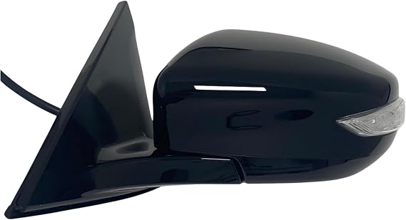 Spieg Driver Side Mirror for 2016-2020 Nissan Maxima Power Adjusted Heated with Turn Signal Light Black 6 Pins Left NI1320258