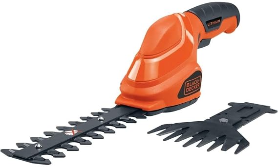 BLACK+DECKER Shrub Trimmer/Grass Shear Combo, Cordless, 3.6V (GSL35)
