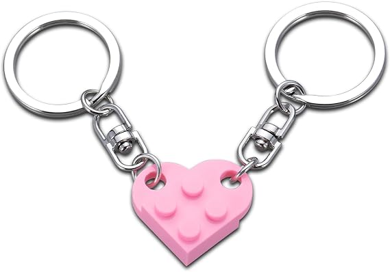 VANLOVEMAC Couples Matching Keychain for Boyfriend Girlfriend Boo Basket Stuffers for Women Men Him Her