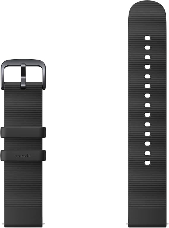 Amazfit Smartwatch Bands Sport Band Compatible GTS 3, GTS 2, GTS 2e, GTS 2 mini, GTS, GTR 42, 20mm Soft Silicone Wristbands Replacement Strap for Men & Women (Graphite Black) | Compatible GTS 3, GTS 2, GTS 2e, GTS 2 mini, GTS, GTR 42