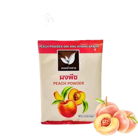 (Pack of 2) 100% Pure Peach Powder | All-Natural Fruit Powder for Smoothies, Baking & Beverages | Non-GMO, Gluten-Free & Vegan | 100g