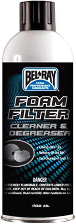 Bel-Ray Foam Filter Cleaner and Degreaser - 400ml. Aerosol 99180-A400W (1)
