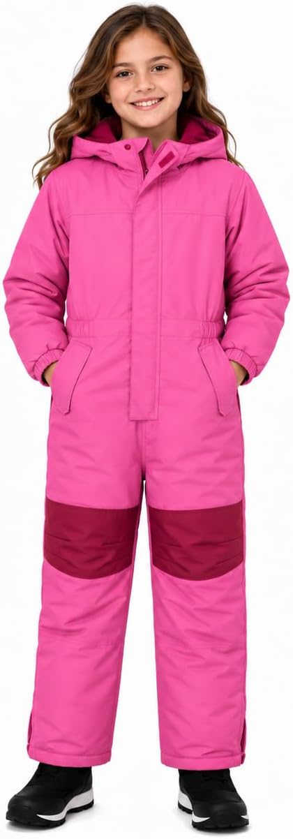 Arctic Hero Kids Snow Suit Waterproof Insulated One Piece Coveralls (2T-14)