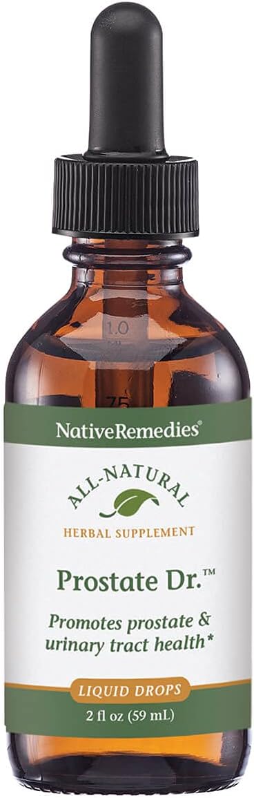 Native Remedies Prostate Dr. - All Natural Herbal Supplement Supports | Prostate Gland Health and Urinary Tract Functioning - 59 mL