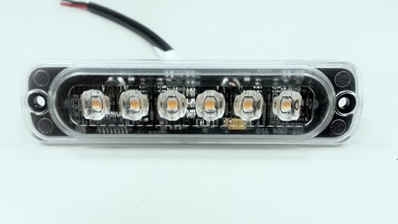Blp6l19p Blue 12-24v Dc 12w Undercover Low Profile Led Emergency Warning Safety Light