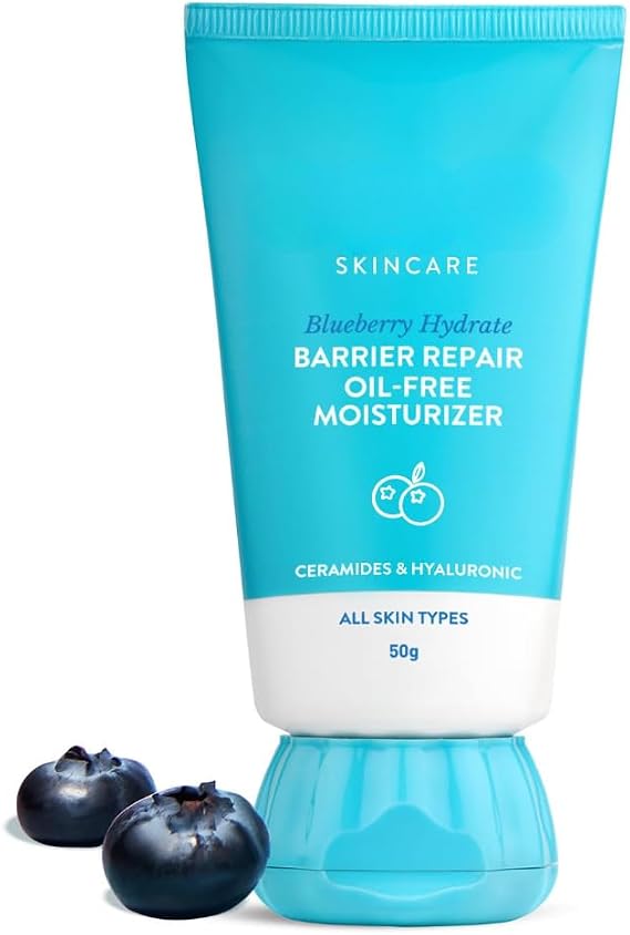 Barrier Repair Oil-Free Moisturizer With 5 Ceramides & Hyaluronic | Instant Oil-Free Hydration, Repairs Damaged Skin barrier | Best for oily, sensitive & combination skin | 50gm