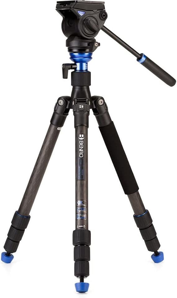 Benro HFTA28CS4H Hybrid Carbon Fiber Tripod with S4H Pan/Tilt Head