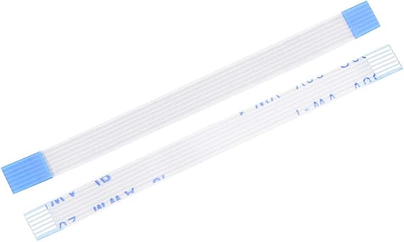 uxcell 45mm x 0.5mm 6 Pin FPC/FFC Flat Ribbon Cable Connector 10Pcs
