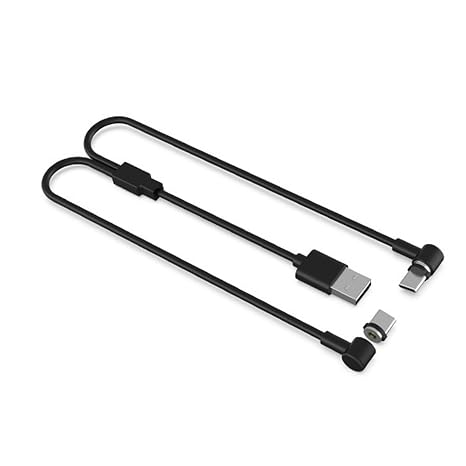 VR Charging Cable Magnetic for PSVR2 Controller Fast Charger Line 2 in 1 USB to Type C Elbow Cable for PSVR2 Accessory