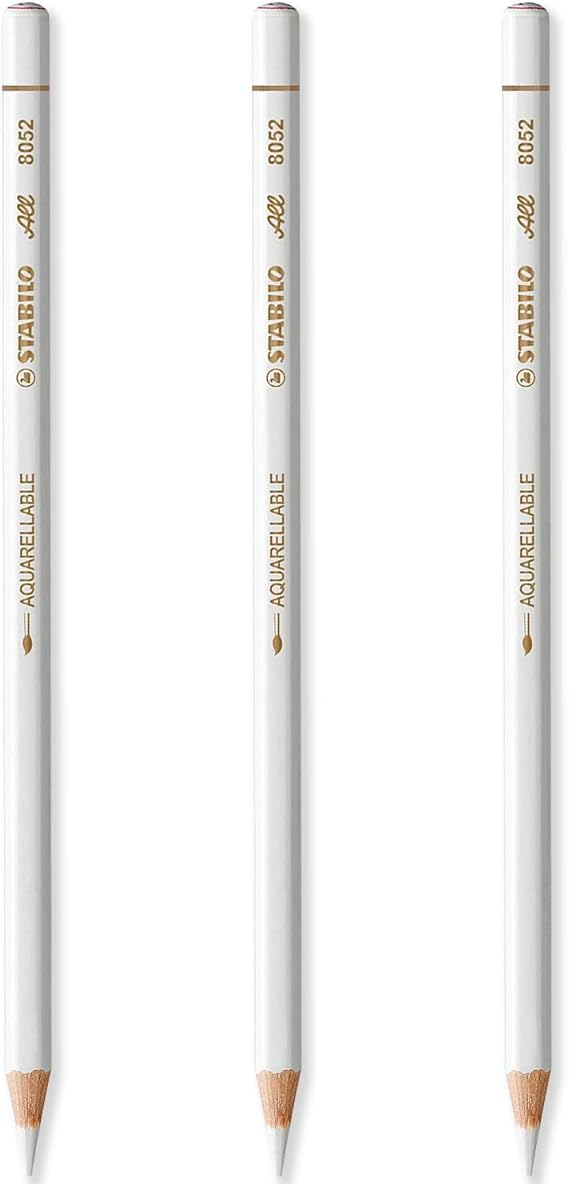 Stabilo All-STABILO Graphite Color Pencil - White 3-Pack