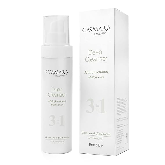 Casmara Deep Cleanser Multifunctional 3in1 Green Tea and Silk Protein