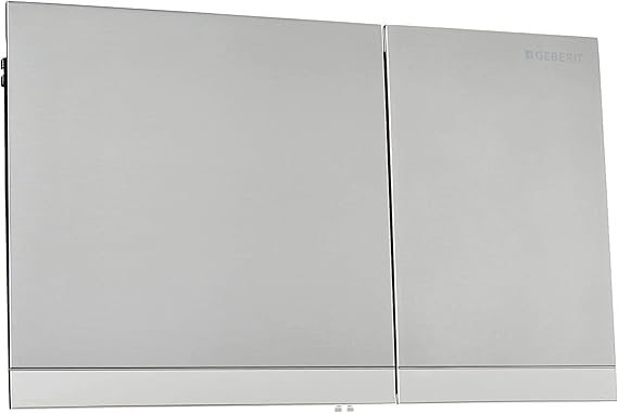 Geberit Sigma 60 115796.GH.1 Actuator Plate for Flush-Mounted Cistern 320 2 rinse levels Chrome-Plated / gebürstet. 115796GH1