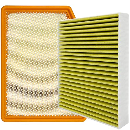 Cabin and Engine Air Filter Fits for 2019-2025 Chevrolet Silverado 1500, Tahoe, Suburban, Sierra 1500, Yukon, Yukon XL, Escalade, Fits 13356916, 84121219, CF11966, CA12404