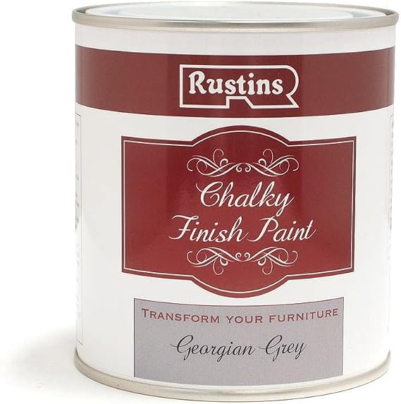 Rustins Chalky Finish Paint Georgian Grey 500ml