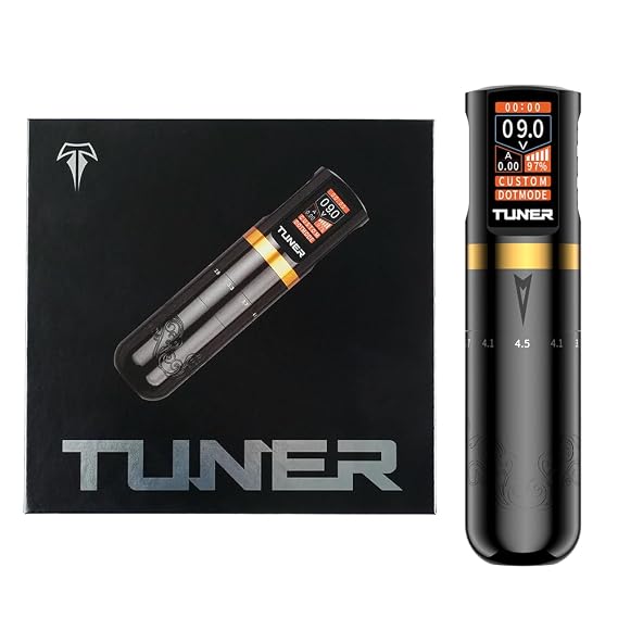TUNER Adjustable Stroke Battery Tattoo Machine (Black)