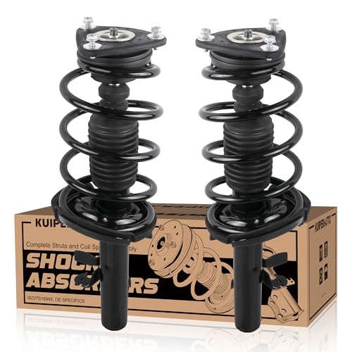 KUIPERAUTO 172522 172523 Pair Front Struts Assembly Shocks Compatible for 2012 2013 Ford Focus 2.0L Coil Spring Front Shock Absorber