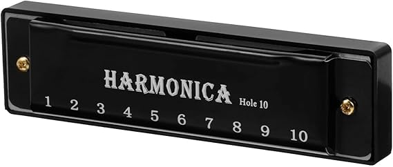 Harmonica 10 Holes Musical Instruments for Adults Mini Chromatic Key Pocket Trumpet Harmonicas