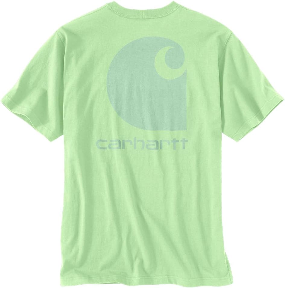 Carhartt Mens Relaxed Fit Heavyweight Short-Sleeve Pocket C Graphic T-Shirt