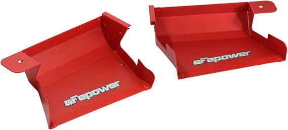 aFe Power #54-11478-R Magnum FORCE Dynamic Air Scoop | aFe POWER D.A.S. Red for BMW 328i/335i/M3 (E90/91/92/93) 07-13