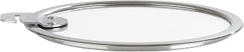 Cristel Strate K14SA Glass Lid, 5.5", Silver