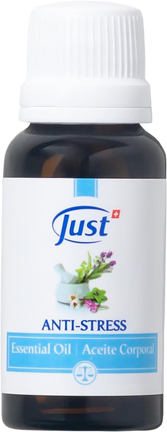 Swiss Just - Anti-Stress Activator Essential Oil Blend Basil Lavender 20 ml