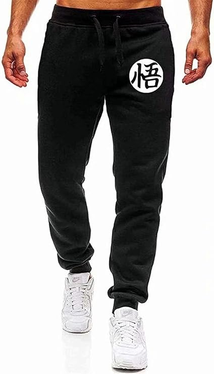Men's Pocket Sports Casual Jogging Sweatpants Anime Graphic Pants