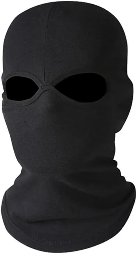 2 Hole Full Face Cover Hat Balaclava Hat Sun Protection Winter Ski Cycling Hat Outdoor Sports Face Mask