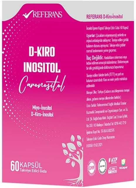 Referans D Kiro İnositol 60 Kapsül
