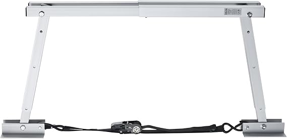 VEVOR Universal RV Stabilizer, RV Bumper Stabilizer for Trailers, Campers, Fifth Wheel, Compact Foldable Design for Easy Storage, Adjustable Height from 12 inch to 28 inch, Reduces RV Wobble, 1 Pack