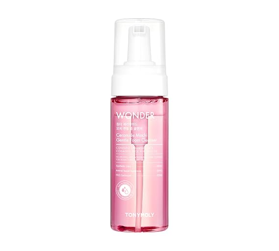 TONYMOLY Wonder Ceramide Mochi Foam Cleanser - Ceramides, Cica