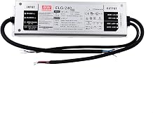 Mean Well ELG 240W 6.66A LED Driver 3 Wire Input ELG-240-36A-3Y Switching Power Supply Converter Transformer with IP65 PFC Function Constant Voltage/Current