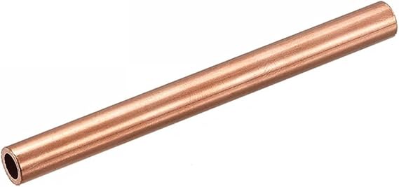 Copper Coil Tubing, OD 3mm-30mm Copper Pipe, Length 12 Inch Copper Round Tube, Thin Copper Tube Piping For Frame 1pc(30 x 28mm)