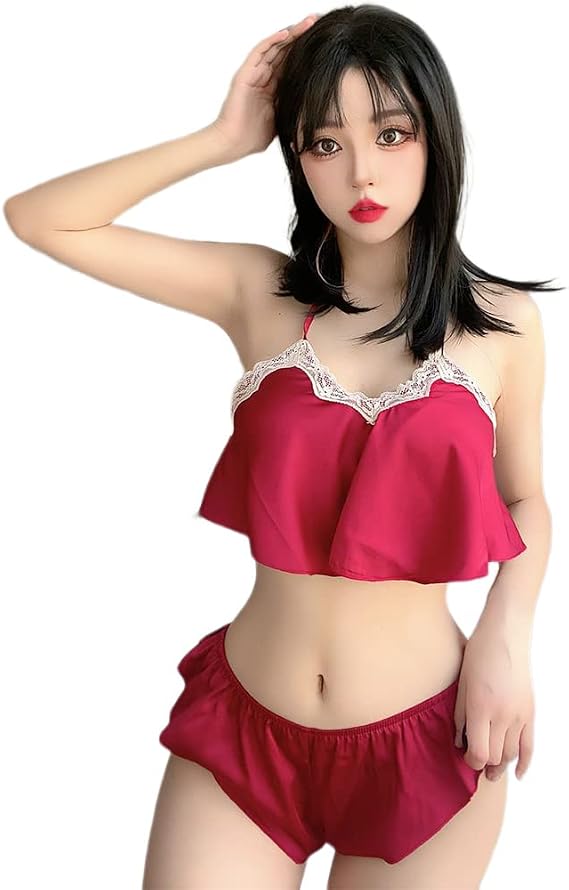 Female Sexy Cosplay Lingerie Set Japanese Anime Cute Pajamas