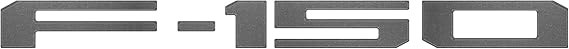 F-150 Tailgate Emblem Letter Inserts - Compatible with 2021-2025 F-150 (*OE Color - Carbonized Gray, Pro Access Tailgate)