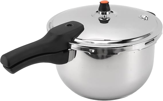 Pressure Cooker, 2 Quart Pressure Canner with Pressure Control Safety Valve, Multiple Safety Systems and Heat Handles, Stainless Steel Cookware for Can, Soup, Meat