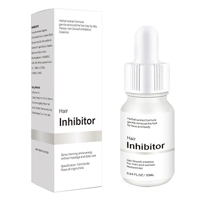Mild Hair Inhibitor Natural Plant Extract Soothing Hair Growth Inhibitor,Stop Hair Growth for Face Arm Legs Body Hair Inhibition 1PC
