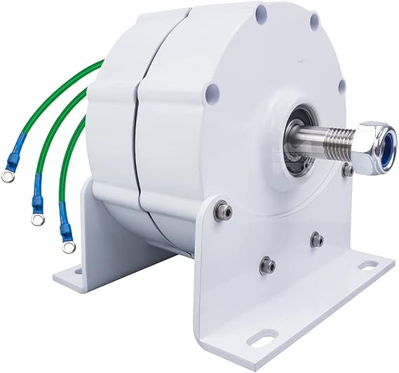 12V-220V AC Wind Turbine Generator 9000W 400Rpm DC Power Magnetic Dynamo Water Turbine Hydro Alternator (with Base)